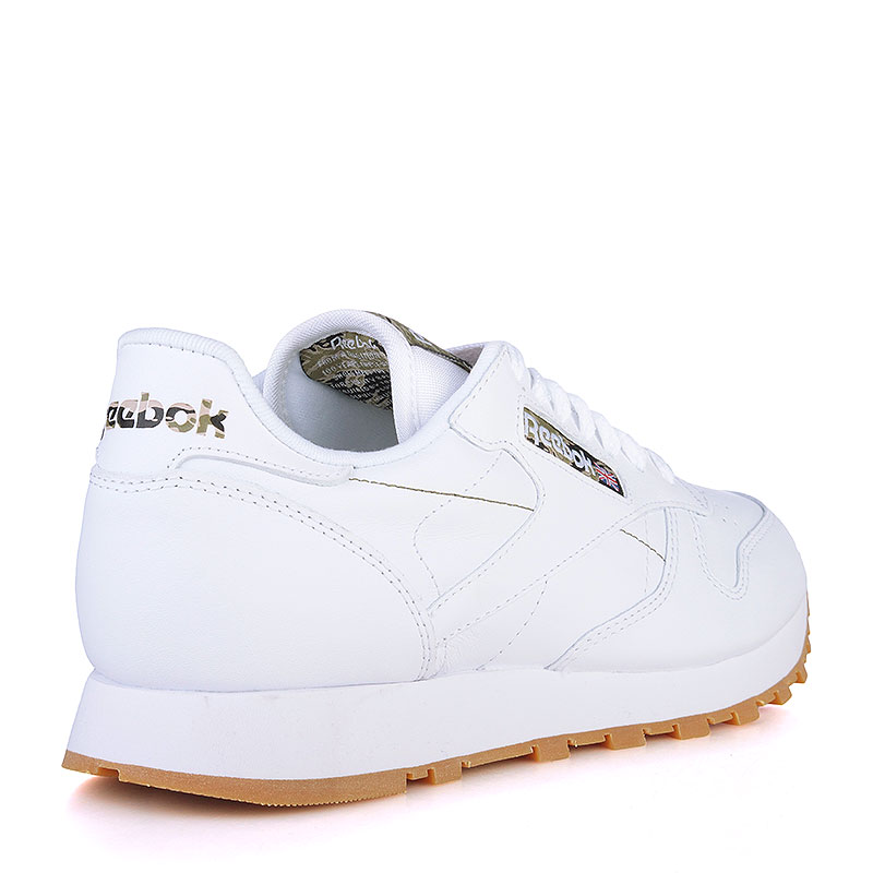 мужские белые кроссовки Reebok Classic Leather TC V62642 - цена, описание, фото 2